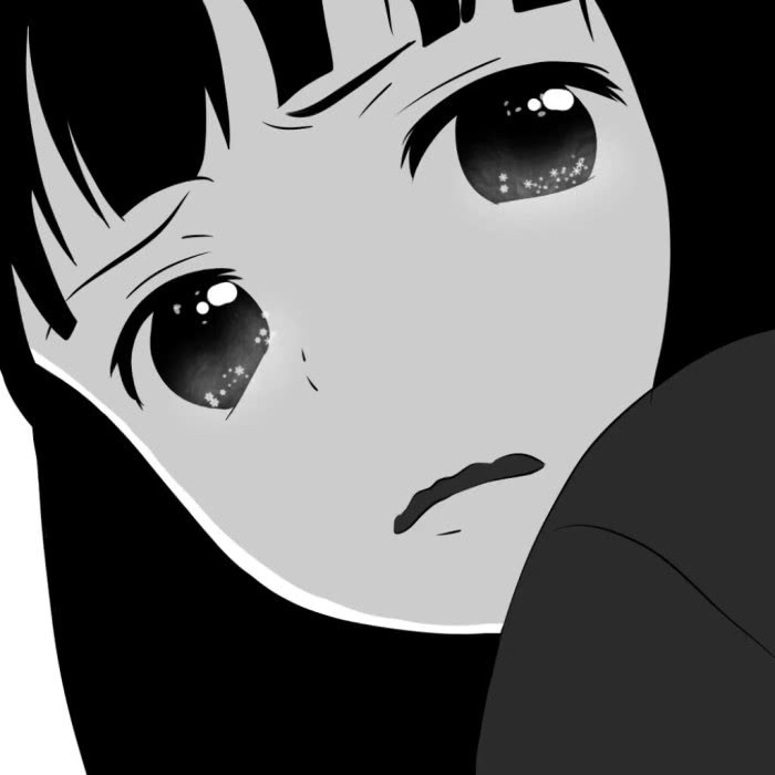 黑白·丧系·情侣头像:别说我很好,我很好为什么你不要!