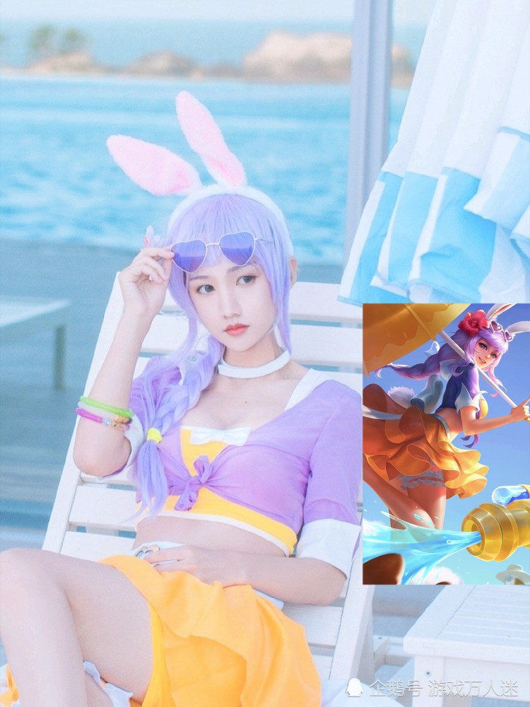 小姐姐cos公孙离夏日皮肤,真人版的公孙离完全不输于原画