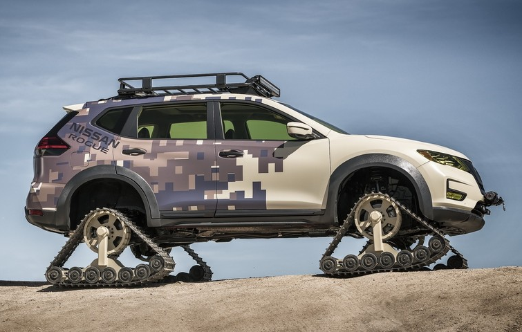 全地形版日产奇骏亮相!四轮履带 2.0t动力,比硬派越野车还霸气