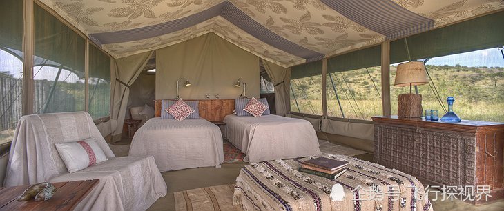 邀上几个好友去肯尼亚大草原支个帐篷如何