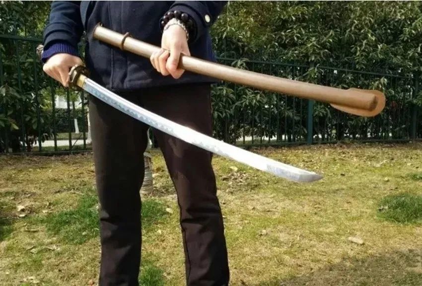 日本军刀华而不实这把95式军刀告诉你什么才叫真正杀伐利刃