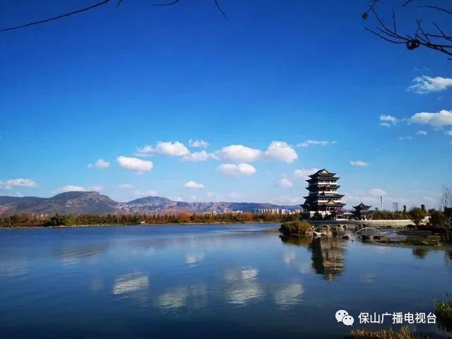 保山青华湖公园图片