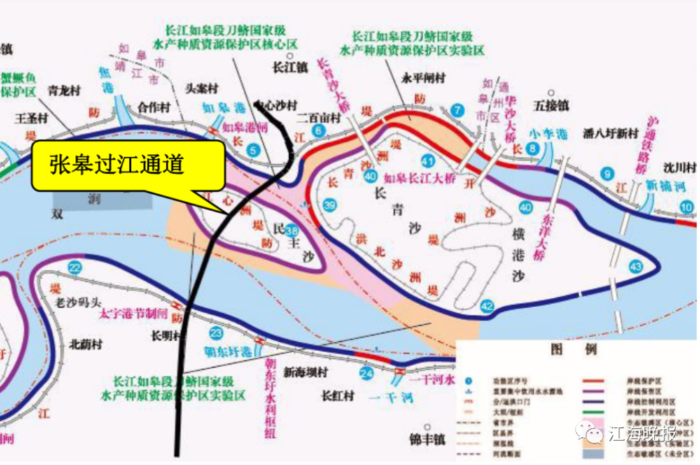 起点在张家港杨舍镇晨中村西侧,张家港疏港高速晨阳互通处,向北沿规划