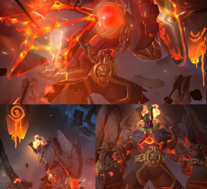 王者荣耀:廉颇喜提史诗皮肤,地狱岩魂优化帅炸,88碎片换到的笑了