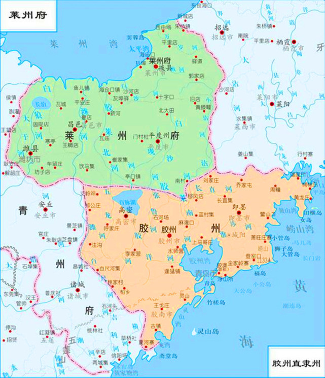 清朝时,山东曾有这些直隶州,有六个仍为县