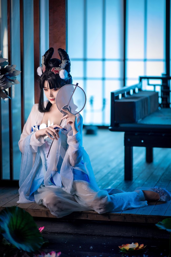 cos:王者荣耀,嫦娥如梦令_腾讯新闻
