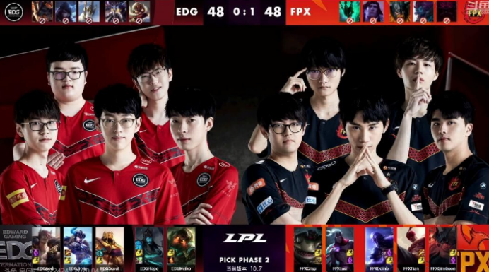 LPL：龙之子奥恩抢龙无力救主，Doinb五杀FPX战胜EDG