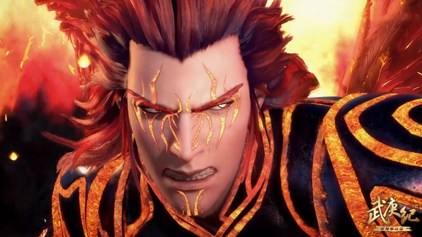 武庚纪不死鸟对话旧神共工共工助力武庚赐予他颅骨拳套