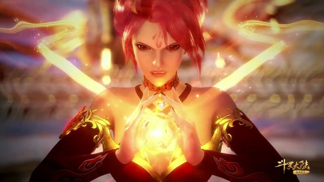 斗罗大陆这个火舞很让人讨厌元气弹有点帅唐三要开挂了