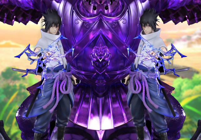 佐助须佐能乎的手办万蛇身上全是细节却被须佐的武器打败