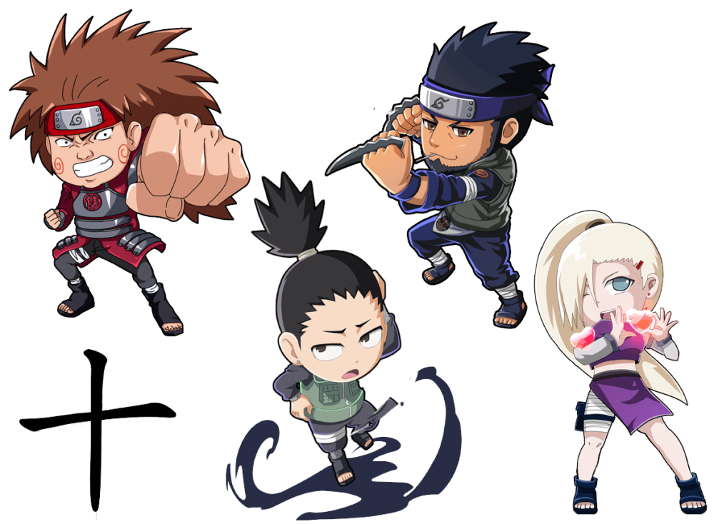 当火影忍者融合萌系画风晓组织全员当偶像天天宁次很有夫妻相