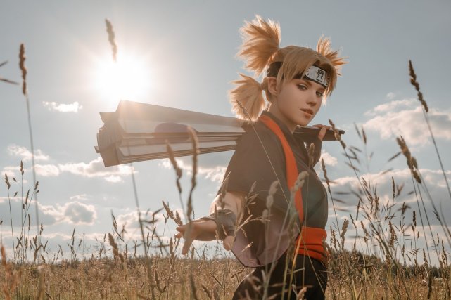 《火影》手鞠cos,这个还原度可以直接出演真人版了