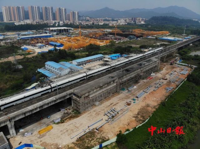 中山这个城轨站建设加速何时开通最新消息来了
