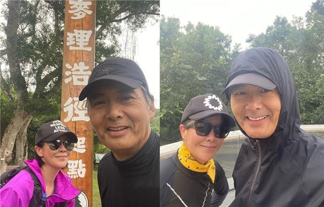刘嘉玲携家人登山 72岁妈妈身体硬朗 胞弟颜值长这样 腾讯新闻