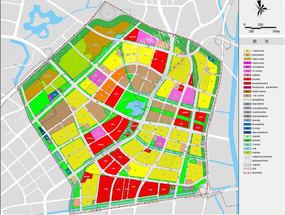 九乔数字商贸城单元控制性详细规划图板块内暂无在售新房,待售项目有3