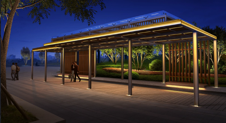 夜太美!泰州西城河照明亮化工程