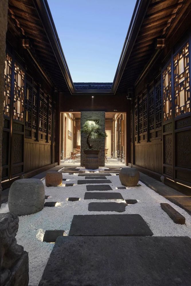 四水归堂晴雨两宜四时皆景