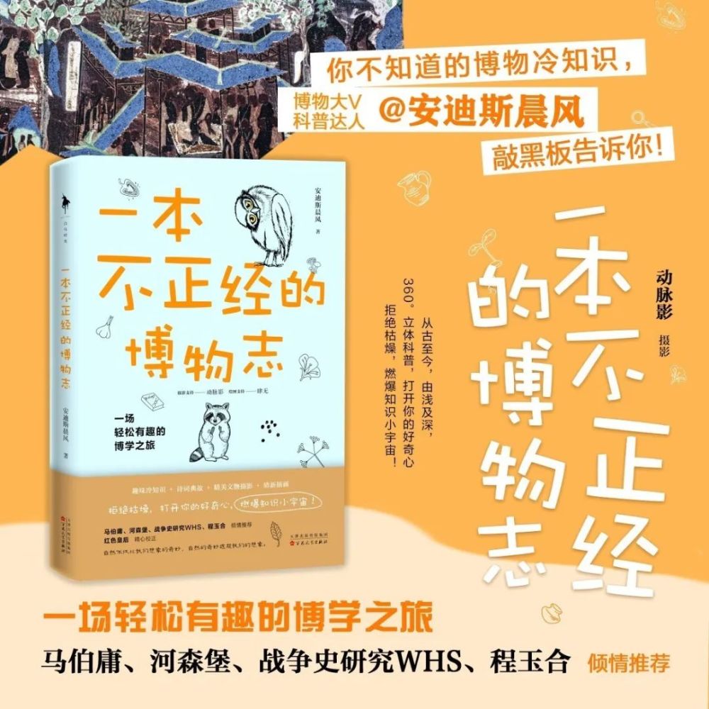 我的新书一本不正经的博物志在京东预售啦