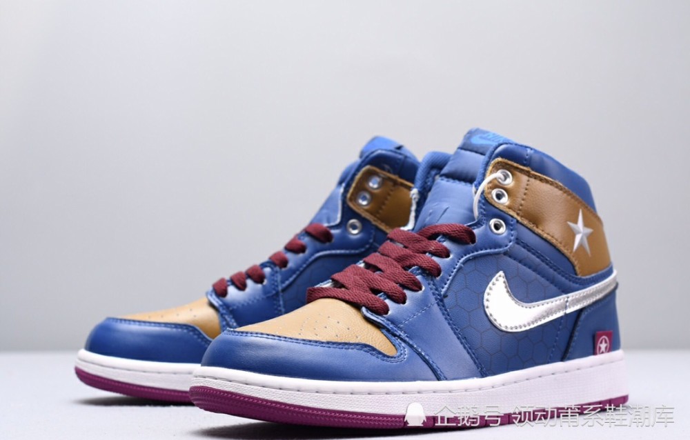 复仇者联盟,aj1美队配色,美队,一把锤子一个盾走天下的男人