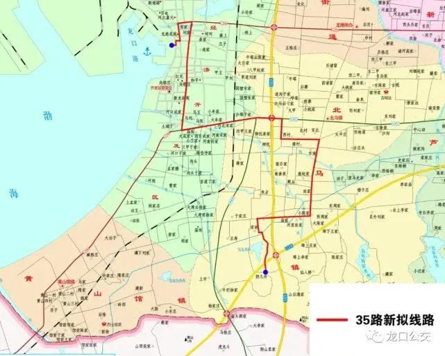 龍口公交將開通新線路35路優化調整27路205路