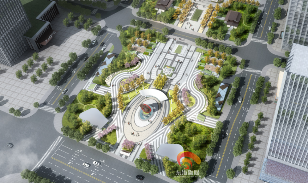 东港区政府广场南边要大变样了