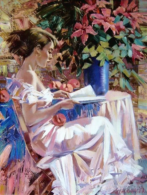 俄罗斯艺术家油画中那些色彩斑斓的女性人体,真美!