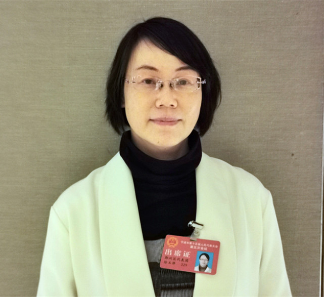 徐玉萍代表打造追溯体系确保舌尖上的安全