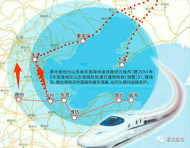 地区城际铁路网规划修编方案》四纵四横一环铁路网中秦皇岛—曹妃甸