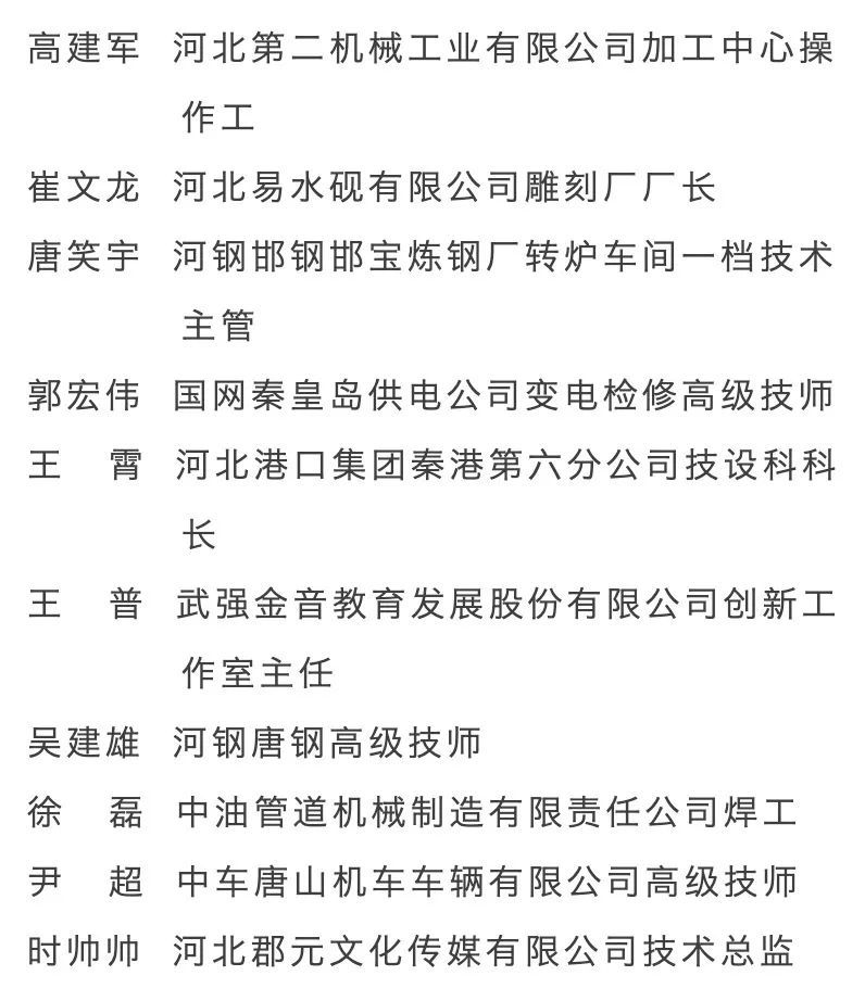 来源:河北工人报统筹:刘志超文字:高会坡,郝永利摄影:胡小龙,郑荣玺
