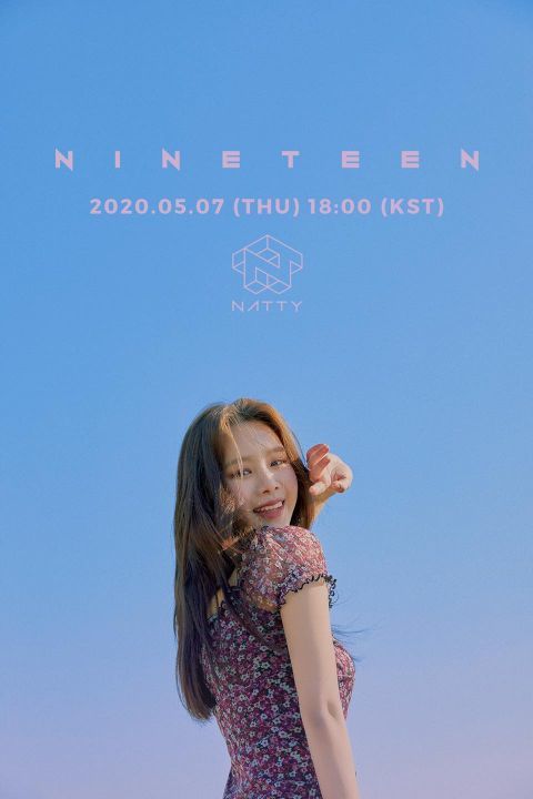 泰国女星natty终于正式出道了首个单曲nineteen发概念照