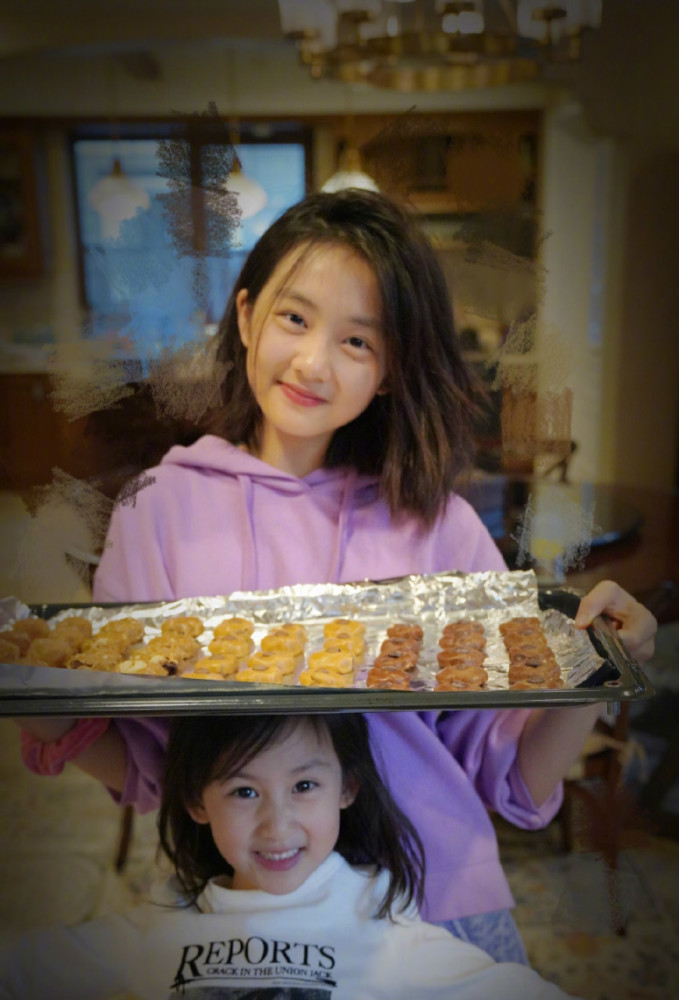 黄磊妻子晒和儿子合照,网友看错人:还以为是多多!