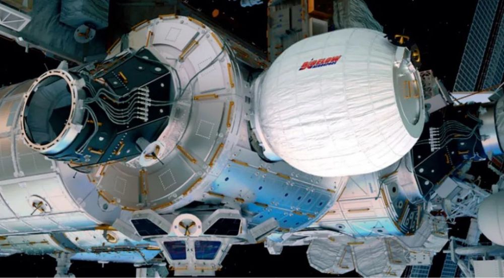 毕格罗公司的可扩展式充气舱段已经附着在国际空间站上工作多年总体