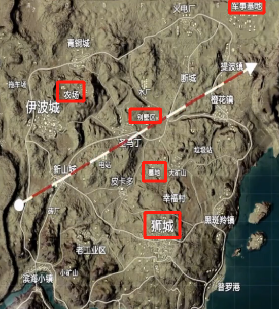 和平精英:四大地图信号枪刷新地点,很多玩家还不知道,赶快收藏!