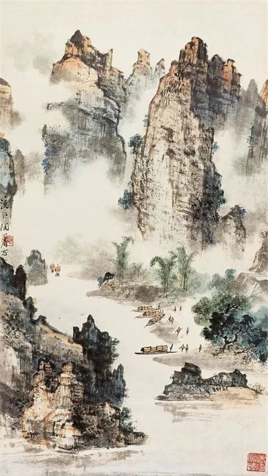 天津历史博物馆|这100幅山水画，清新又养眼，真的绝了！快收藏！