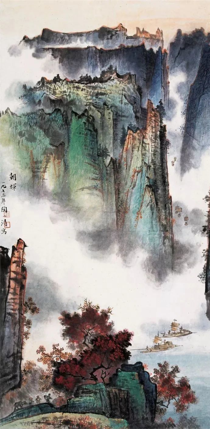 天津历史博物馆|这100幅山水画，清新又养眼，真的绝了！快收藏！