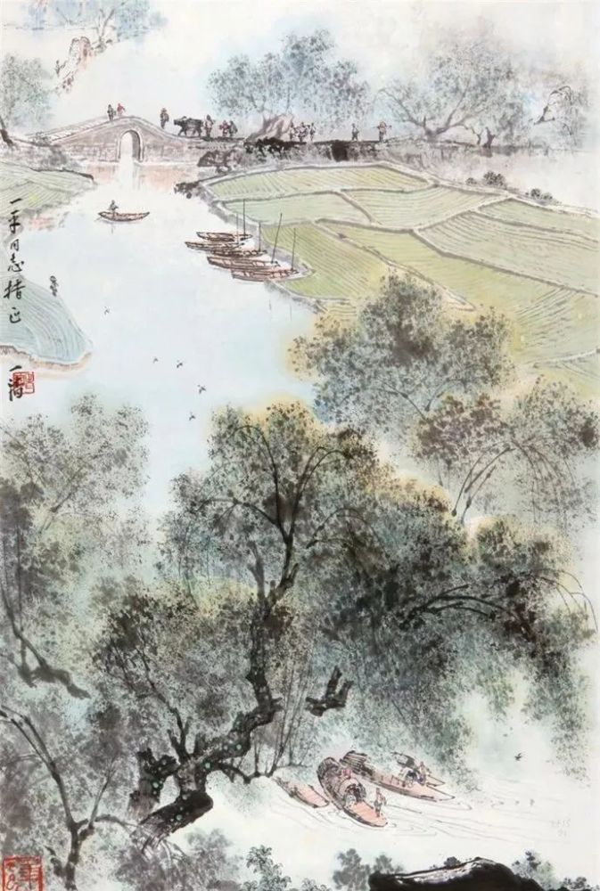 天津历史博物馆|这100幅山水画，清新又养眼，真的绝了！快收藏！