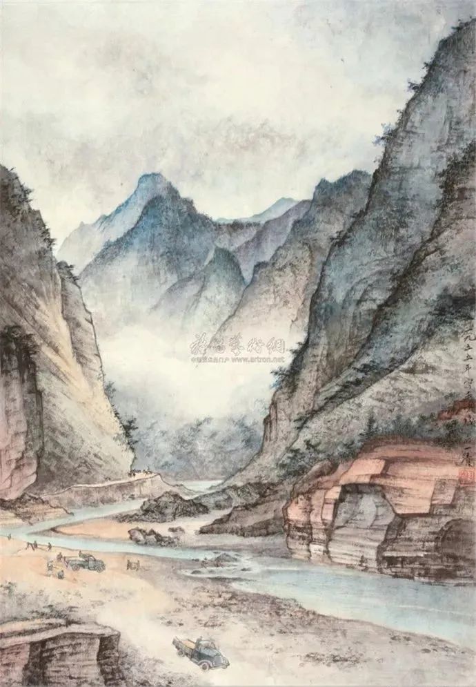 天津历史博物馆|这100幅山水画，清新又养眼，真的绝了！快收藏！