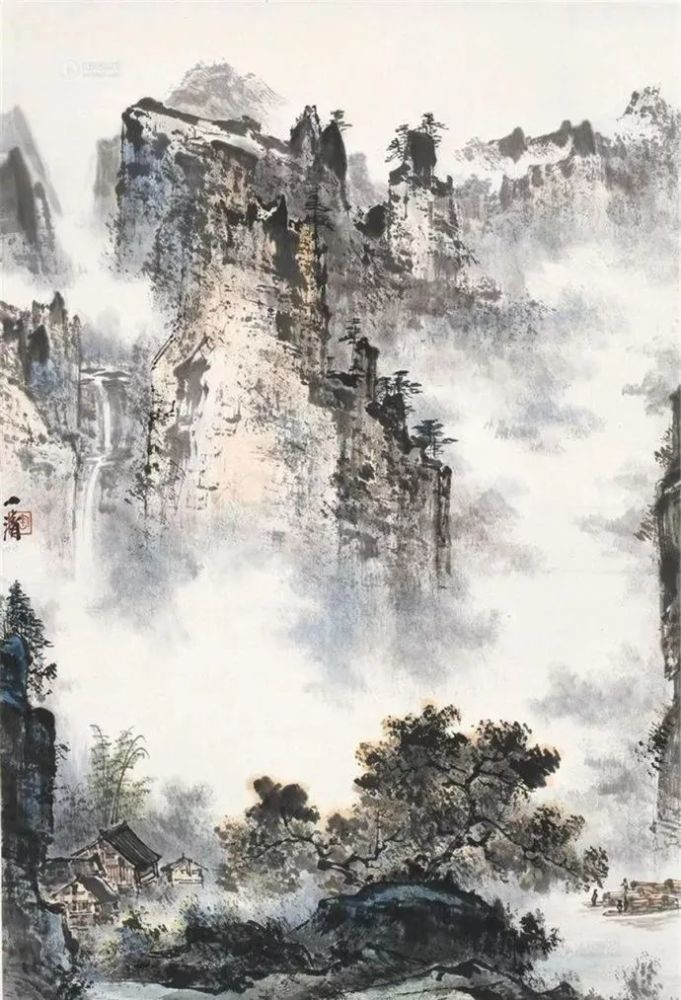 天津历史博物馆|这100幅山水画，清新又养眼，真的绝了！快收藏！