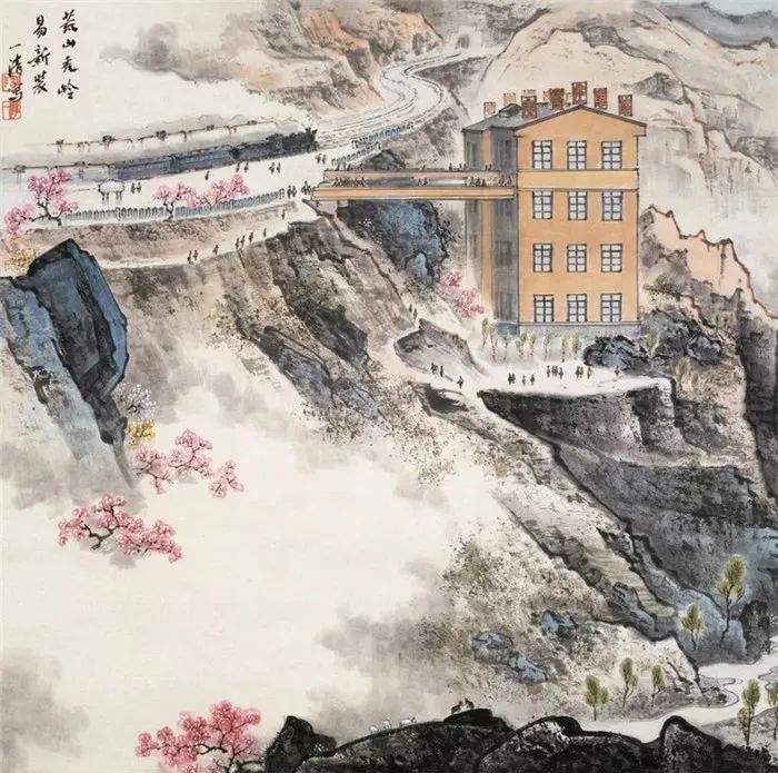 天津历史博物馆|这100幅山水画，清新又养眼，真的绝了！快收藏！