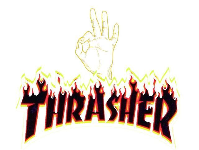 潮流圈不得不提的火焰"thrasher!专注街头滑板风,潮范儿a炸了