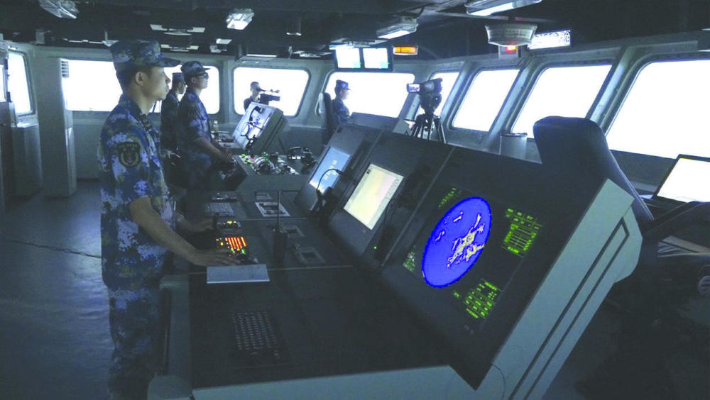 075两攻舰双雄新酷照舰桥内部会是怎样一张图露出端倪