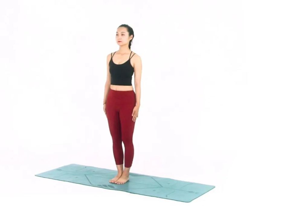 天津瑜伽,蓝菲瑜伽教学站姿体式:铲斗式,拉伸大腿后侧韧带