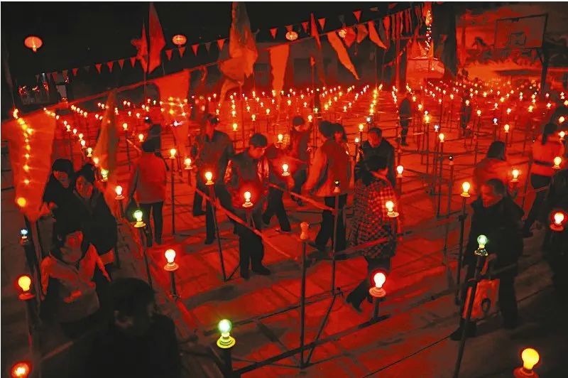 转九曲五谷丰登抱老杆喜庆安乐