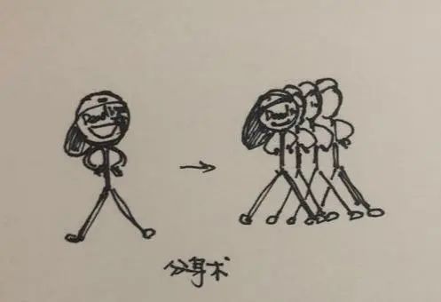 他会分身术,你看着似乎是一个,但其实是一群deadline是个酷小孩dead