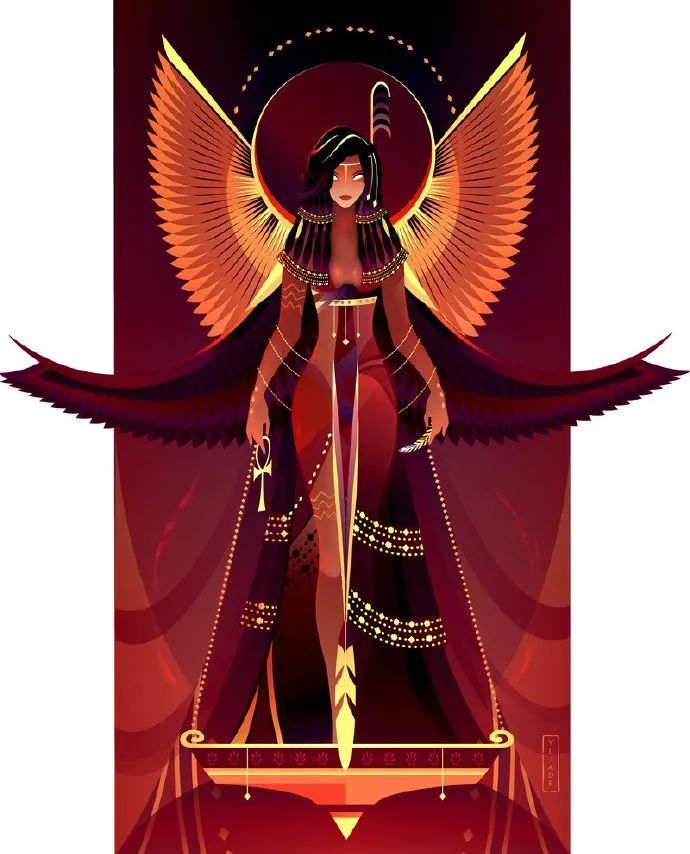 众神的画来自法国插画师yliade