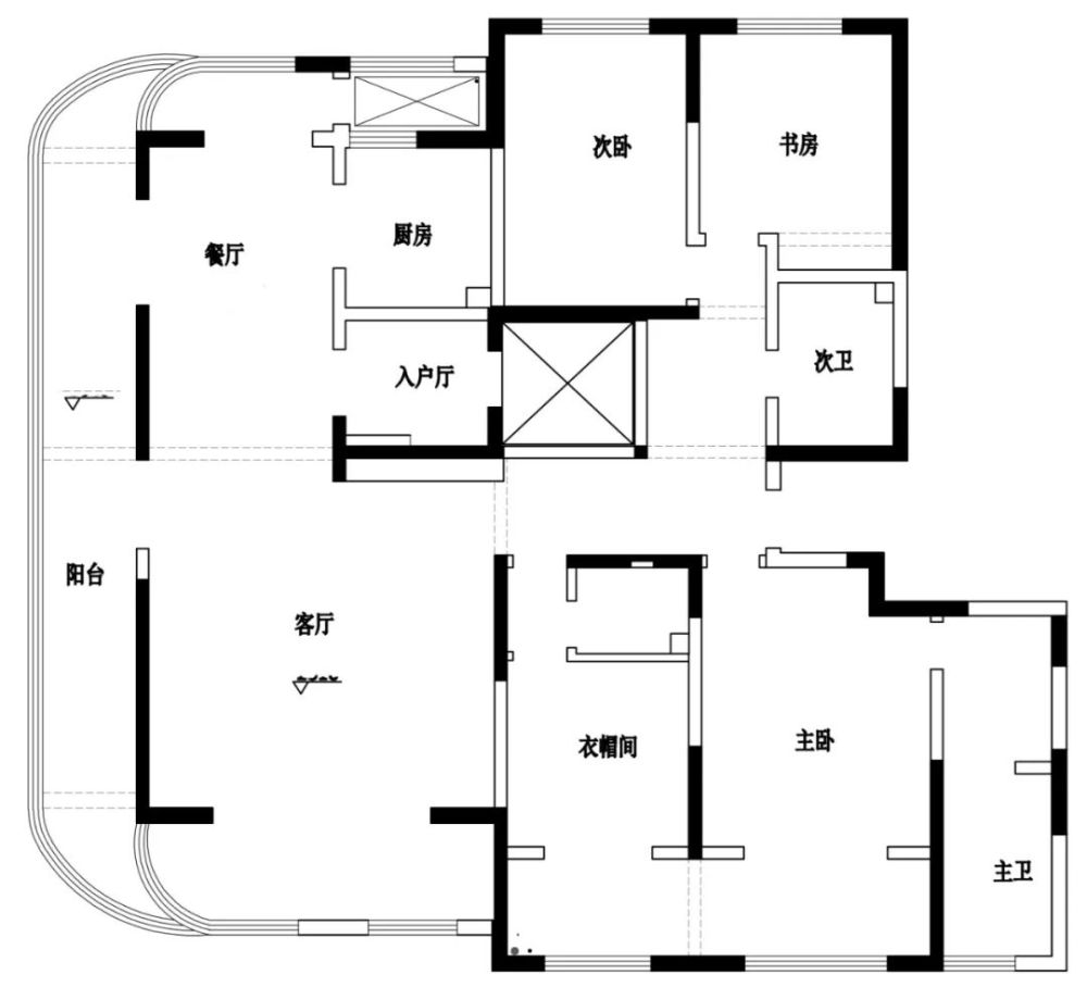 天创云墅210㎡大平层夫妻二人的极简主义