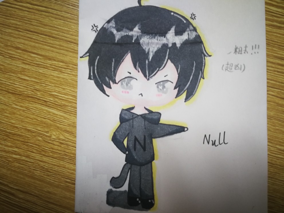 我的世界玩家手绘mc人物当强大的him萌化后你觉得怎么样