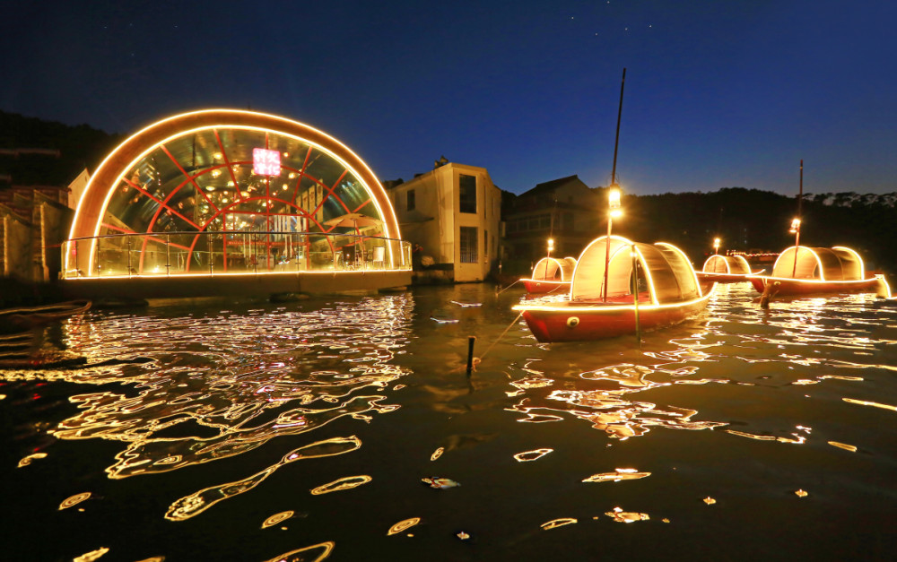 消失60多年钱湖十景之一殷湾渔火重现东钱湖