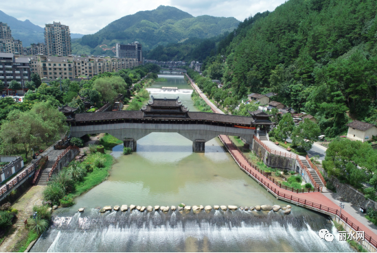 溪口至山哈宮)綠道△畲鄉綠道以景寧城區為中心,建設了鶴溪河精品綠道