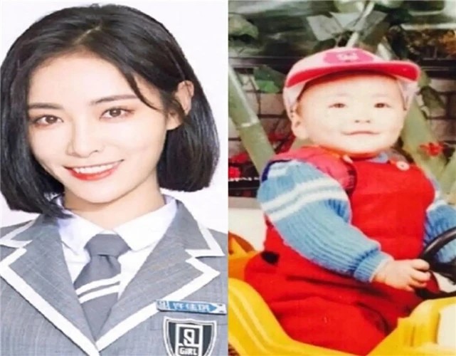 虞书欣童年照,许佳琪童年照,秦牛正威童年照,看到赵小棠:从小就是大